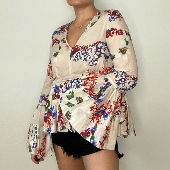 MSGM Floral Printed cotton Blouse - Picture 5 of 15